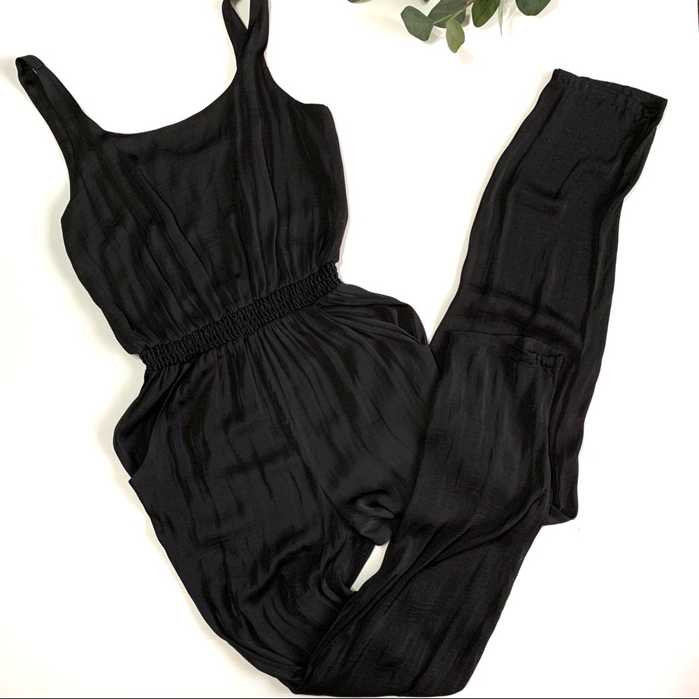Dannii Minogue Black Jumpsuit Petite Size 4 - Picture 1 of 7
